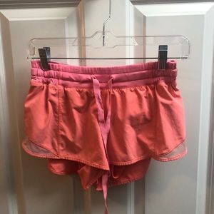 Lululemon neon shorts